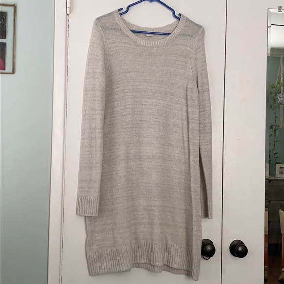 off white sweater dress